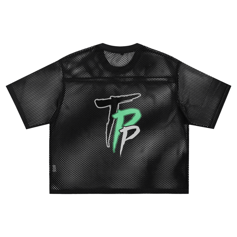 See-through Boxy Net T-shirt