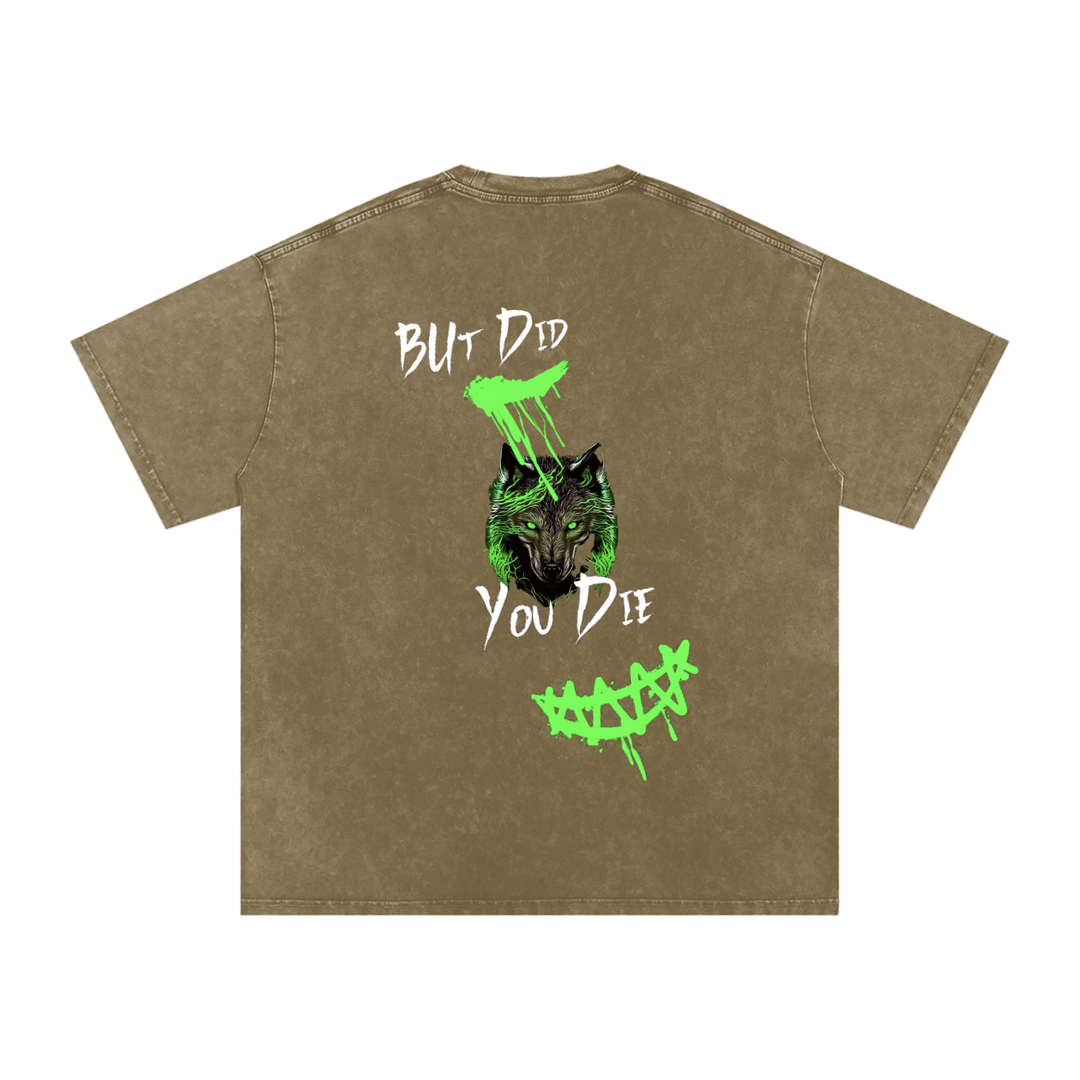 Acid Wash Oversize T-Shirt - 250 GSM