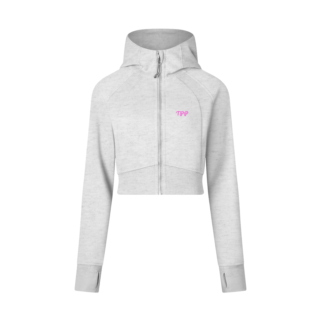 Cropped Zip-Through Hoodie – Ten Percent Performance NJ