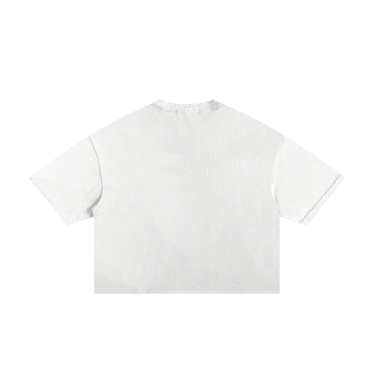Classic Frayed Boxy Tee - 250 GSM
