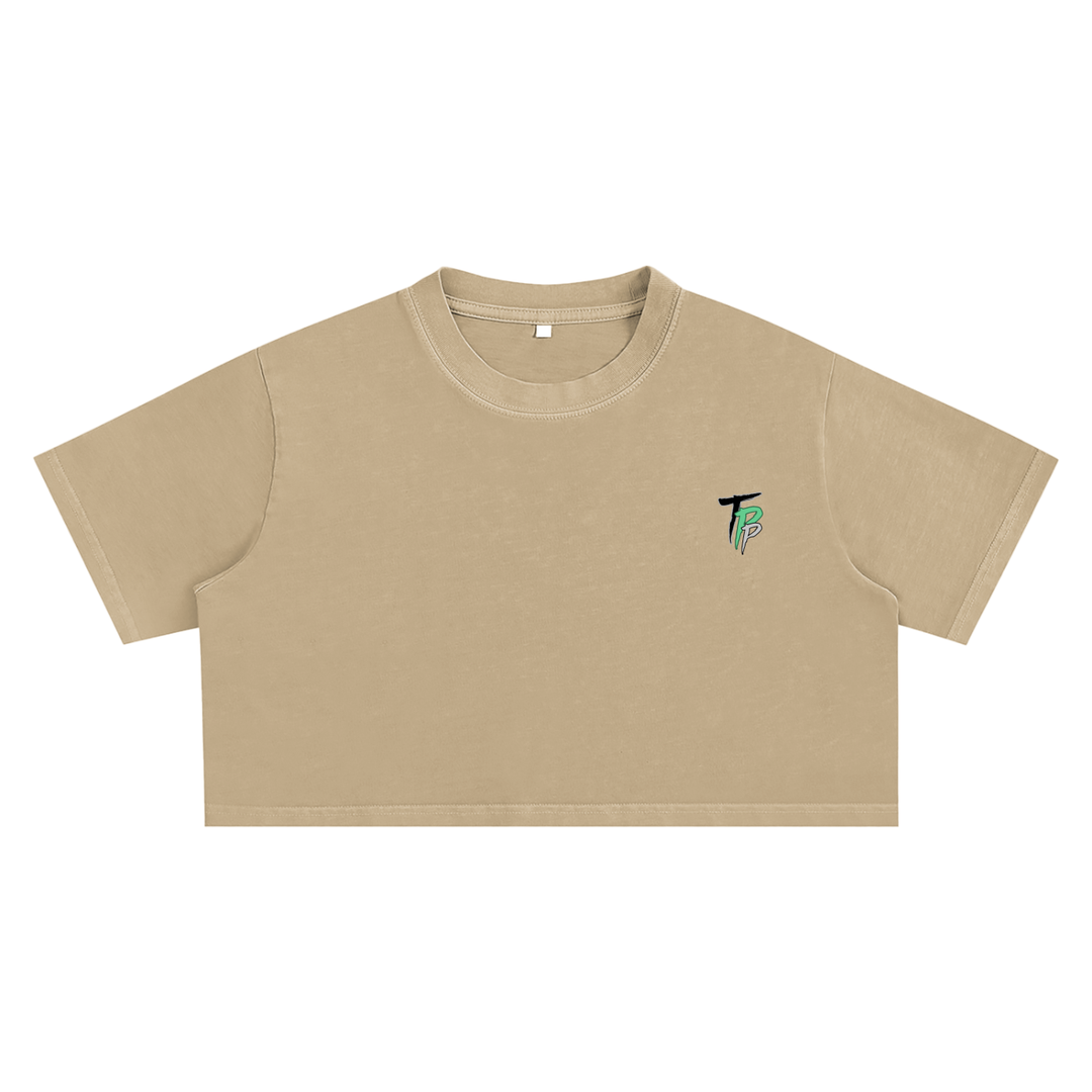 Snow Washed Crop Top