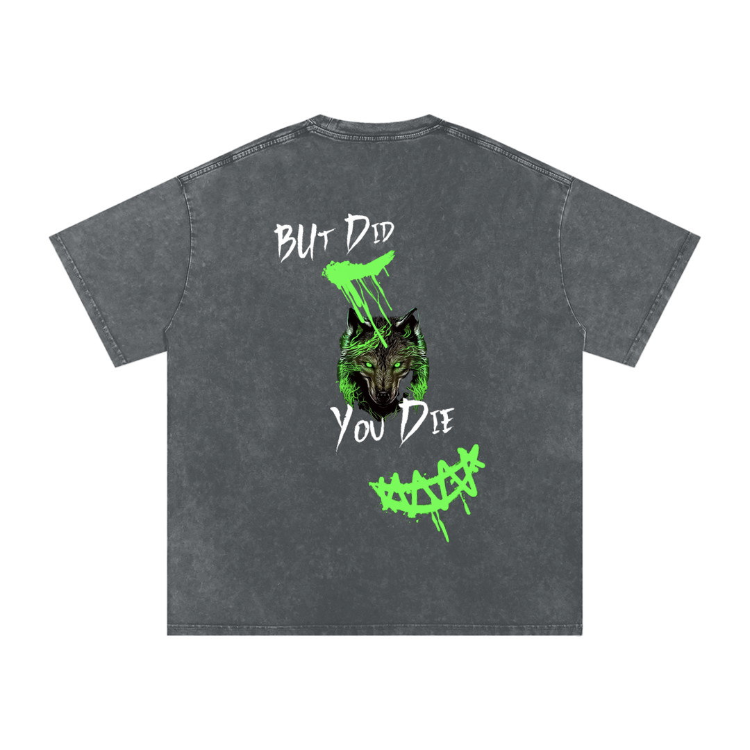Acid Wash Oversize T-Shirt - 250 GSM