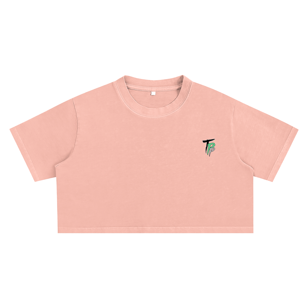 Snow Washed Crop Top