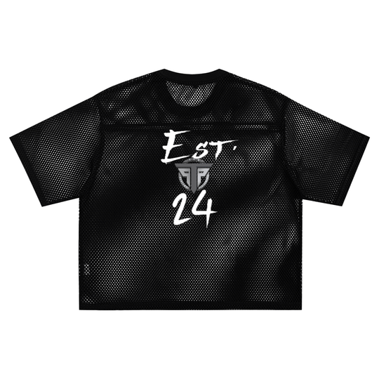 See-through Boxy Net T-shirt