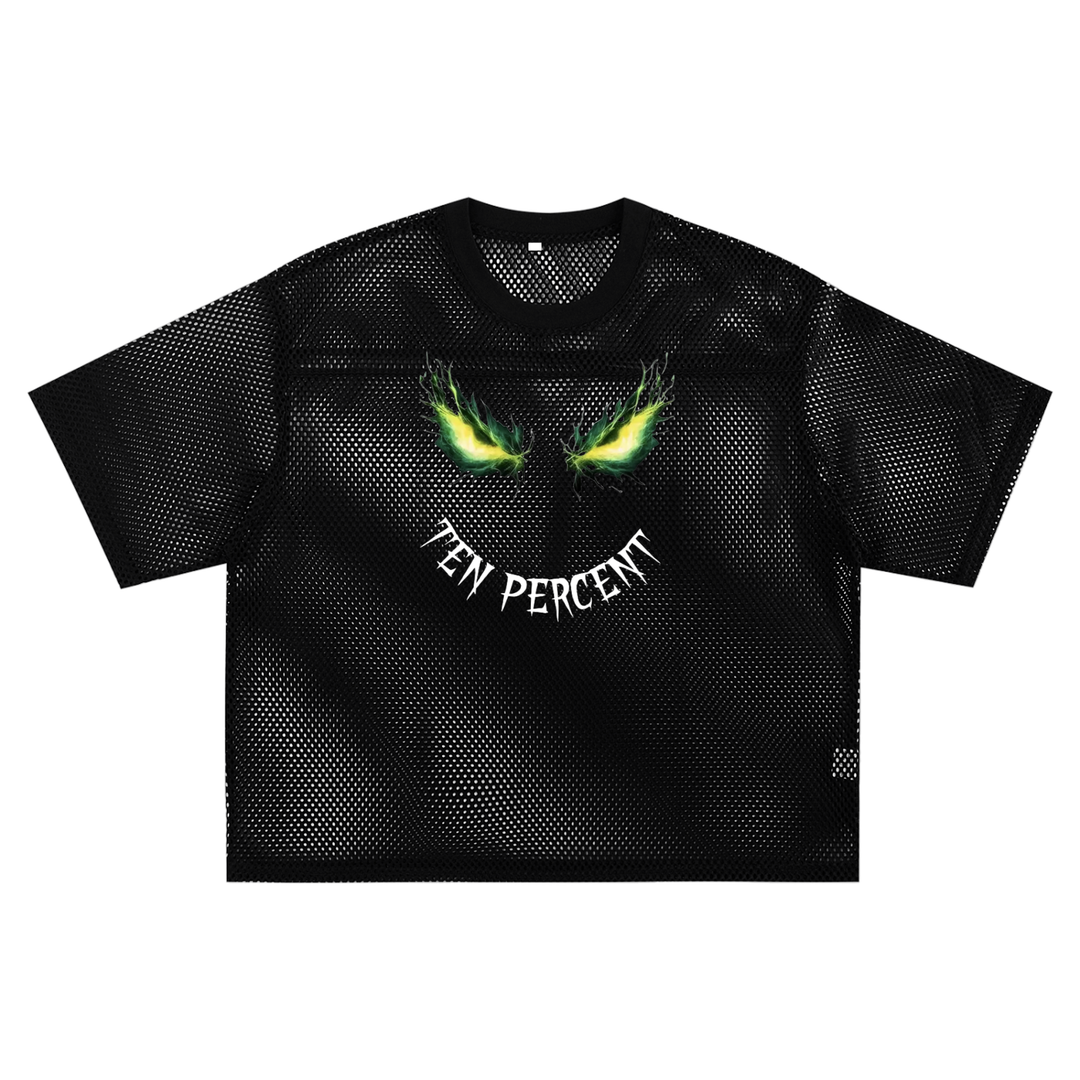 See-through Boxy Net T-shirt