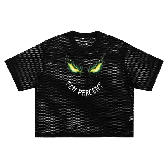 See-through Boxy Net T-shirt