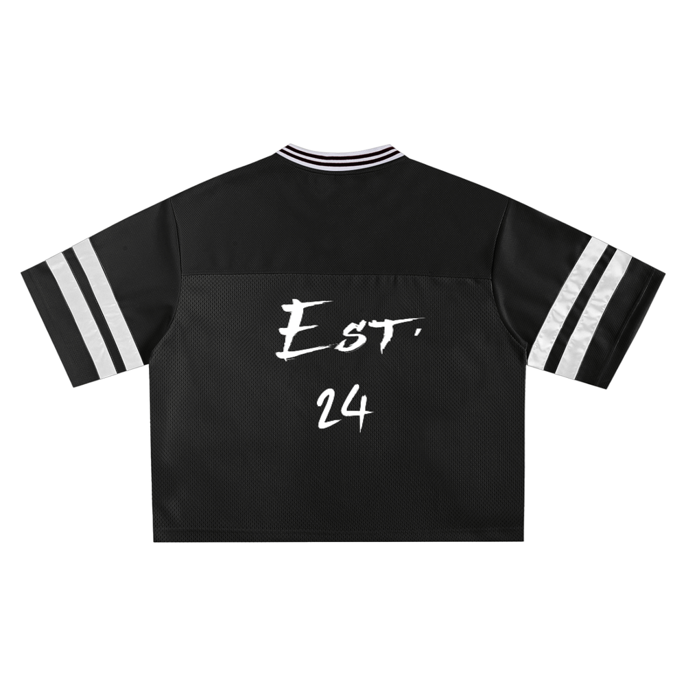 Taped Mesh Boxy T-shirt