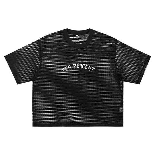 See-through Boxy Net T-shirt