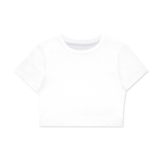 All-Over Print Women's Fitted Crop Tee