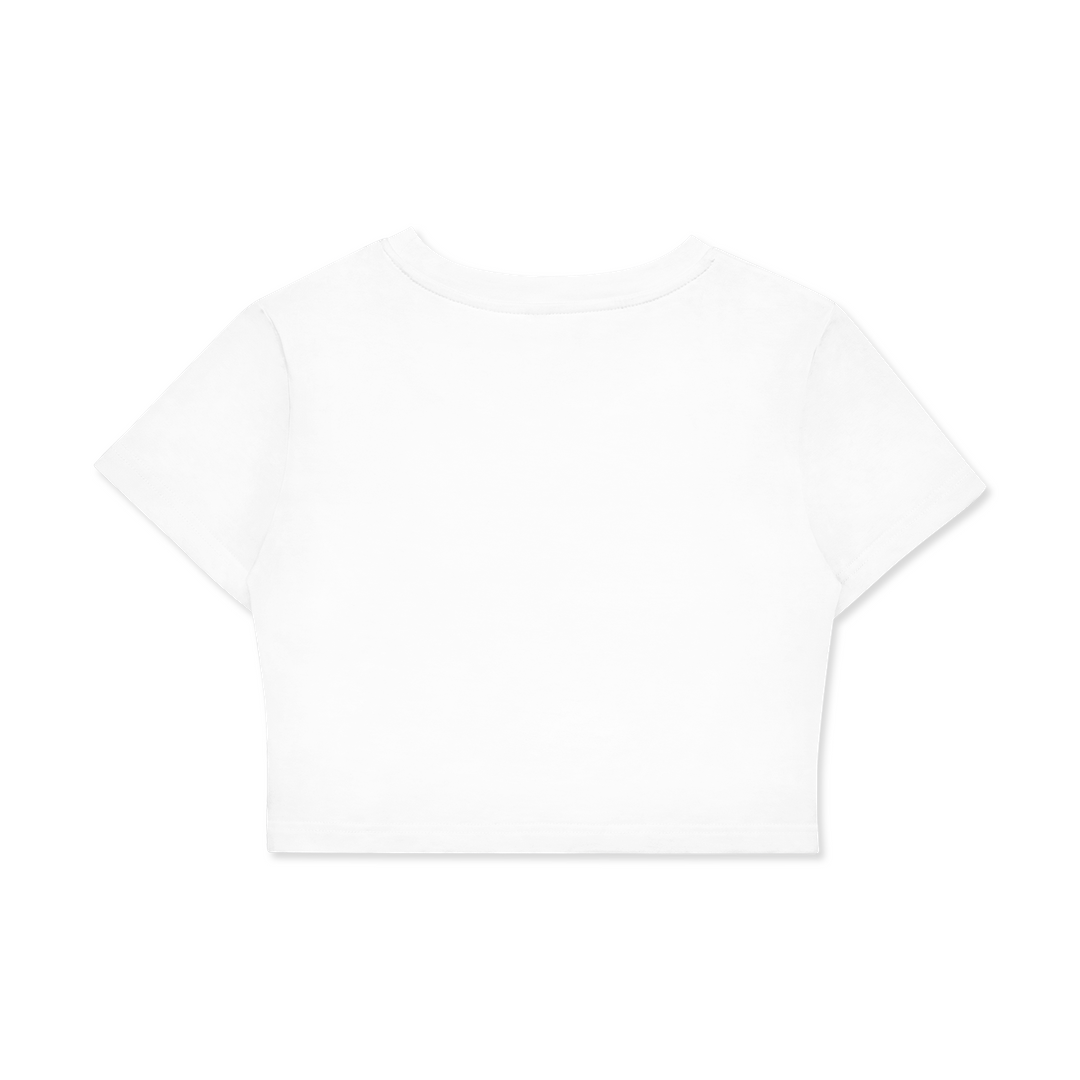 All-Over Print Women's Fitted Crop Tee