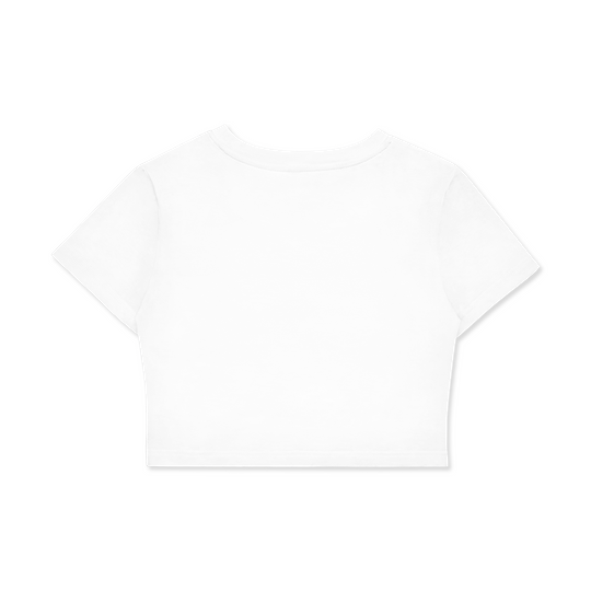 All-Over Print Women's Fitted Crop Tee